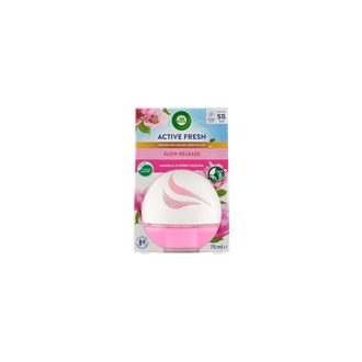   Airwick Active Fresh légfrissítő gömb 75 ml Magnólia és cseresznyevirág