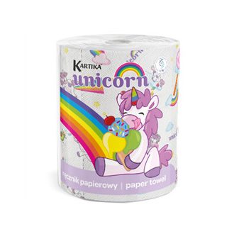 Kartika Papírtörlő 3 rétegű 1 tekercs 200 lap UNICORN