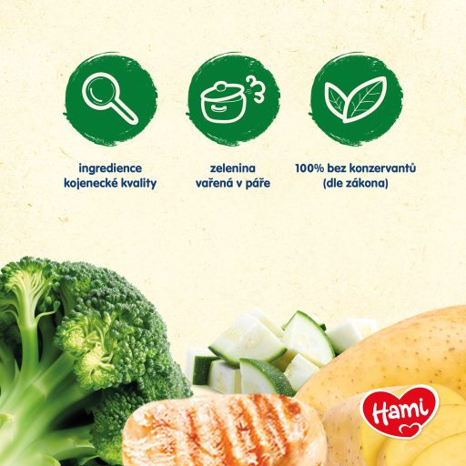 HAMI Brokkoli és pulykamell (250 g) - hús-zöldségkészítmény