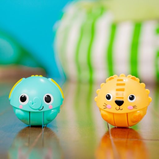BRIGHT STARTS Gömb játék tigris és elefánt 6hó+