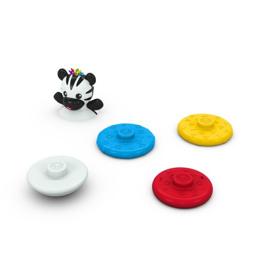 BABY EINSTEIN Rágóka építőjáték zebra Stack & Wobble Zen™ 3hó+
