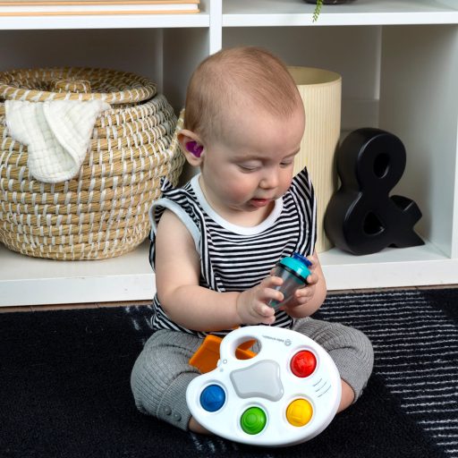 BABY EINSTEIN Zenélő érzékszervi játék Color Palette Popper 6-36hó