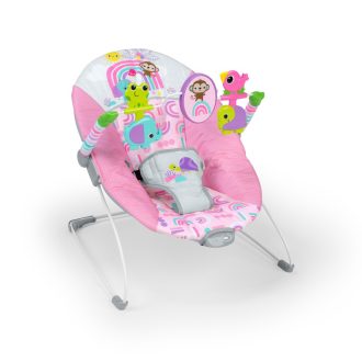   BRIGHT STARTS Rezgő pihenőszék Pink Paradise™ 0hó+  9 kg-ig