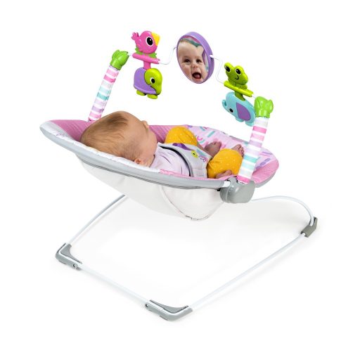 BRIGHT STARTS Rezgő pihenőszék Pink Paradise™ 0hó+  9 kg-ig