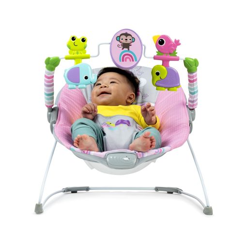 BRIGHT STARTS Rezgő pihenőszék Pink Paradise™ 0hó+  9 kg-ig