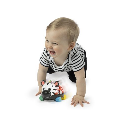 OBALL Autó és csörgő 2in1 Curious Car zebra Zen™ 3hó+