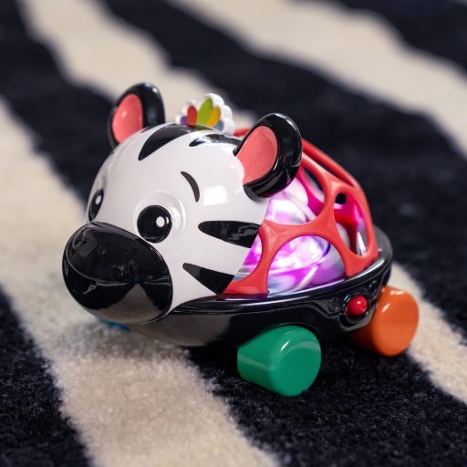 OBALL Autó és csörgő 2in1 Curious Car zebra Zen™ 3hó+