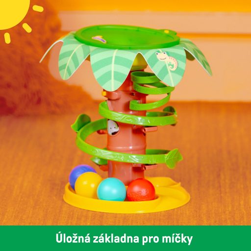 BRIGHT STARTS Zenélő golyópálya Tropical Twirl 6hó+