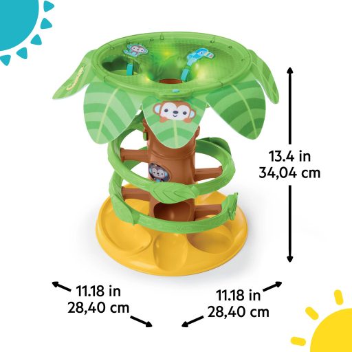 BRIGHT STARTS Zenélő golyópálya Tropical Twirl 6hó+