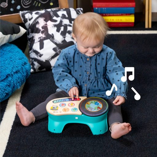BABY EINSTEIN Zenélő játék Gramofón DJ Discovery™ Magic Touch™ HAPE 6hó+