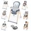 INGENUITY Etetőszék Deluxe 7in1 Proper Positioner™ Chambray 0hó+  23 kg-ig