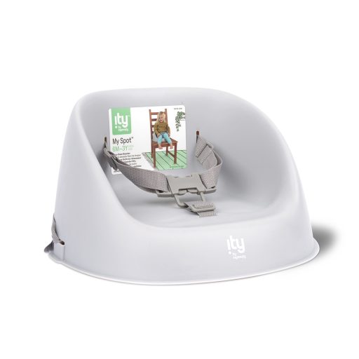 INGENUITY Ülésmagasító étkezőszékre Easy Clean Booster Gray 15 kg-ig