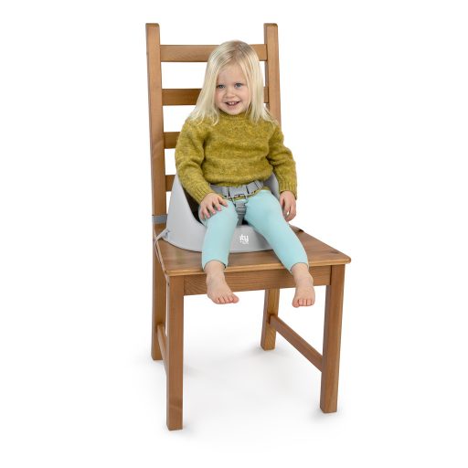 INGENUITY Ülésmagasító étkezőszékre Easy Clean Booster Gray 15 kg-ig