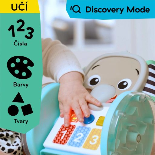 BABY EINSTEIN Zenélő interaktív játék Chase & Tap Earl™ 6hó+