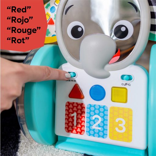 BABY EINSTEIN Zenélő interaktív játék Chase & Tap Earl™ 6hó+