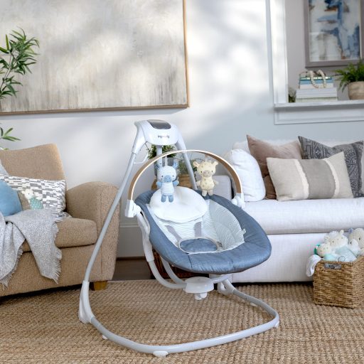 INGENUITY Hintázó zenélő Chambray 0m+, 9 kg-ig