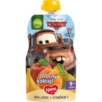   HAMI Disney Cars gyümölcsös tasak Sprint Gyümölcs koktél 110 g, 9+