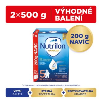 NUTRILON 5 Advanced csecsemőtápszer 1 kg, 35+