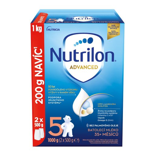 NUTRILON 5 Advanced csecsemőtápszer 1 kg, 35+