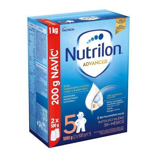 NUTRILON 5 Advanced csecsemőtápszer 1 kg, 35+