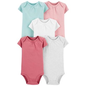   CARTER'S Body rövid ujjú Mix lány LBB 5 db NB/ méret 56
