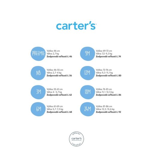 CARTER'S Body rövid ujjú Mix fiú LBB 5 db NB/ méret 56