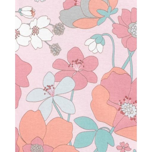 CARTER'S Body rövid ujjú Floral Pink lány LBB 5 db PRE/méret 46