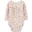 CARTER'S Body hosszú ujjú Floral lányka NB/ méret 56