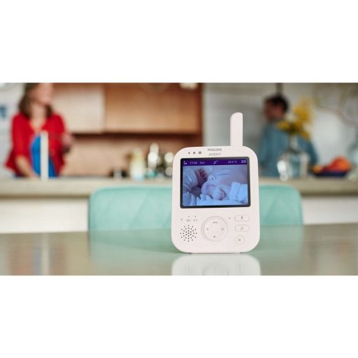 Philips AVENT Bébiőr videó SCD891/26+NATTOU 4 az 1-ben altató medve Sleepy Bear Beige 0m+