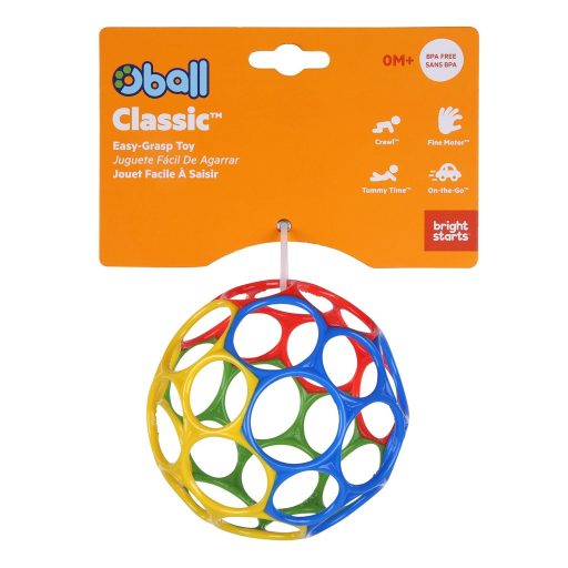 OBALL Játék Oball™ Classic 10 cm mix színek 0hó + AQUAINT  50 ml