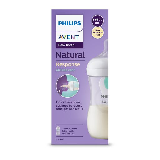 Philips AVENT Natural Response cumisüveg AirFree szeleppel 260 ml, 1m+ 