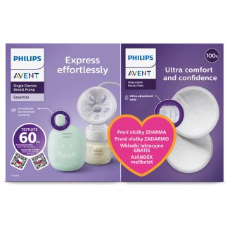   Philips AVENT Elektromos mellszívó Essential SCF323/11+Ajándék