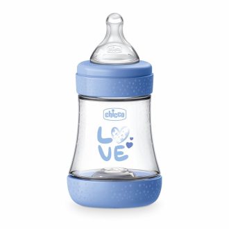 CHICCO Perfect5 szilikon cumisüveg 150ml fiú