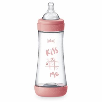 CHICCO Perfect5 szilikon cumisüveg 300ml lány