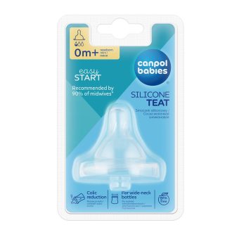 CANPOL BABIES Szilikon cseresznye széles cumi 1 db 0-MINI