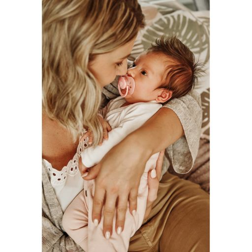 CANPOL BABIES Szilikon cumi cseresznye 0-6m Pastels – rózsaszín