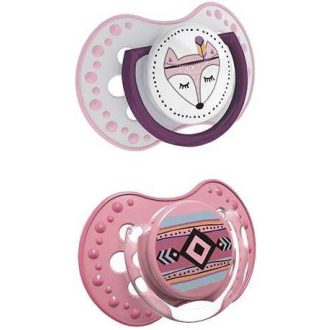 LOVI Szilikon cumi dinamikus Girl Indian 6-18m 2 db