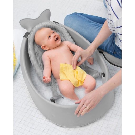 SKIP HOP Vanička s ergonomickou podložkou Moby 3 fázová szürke