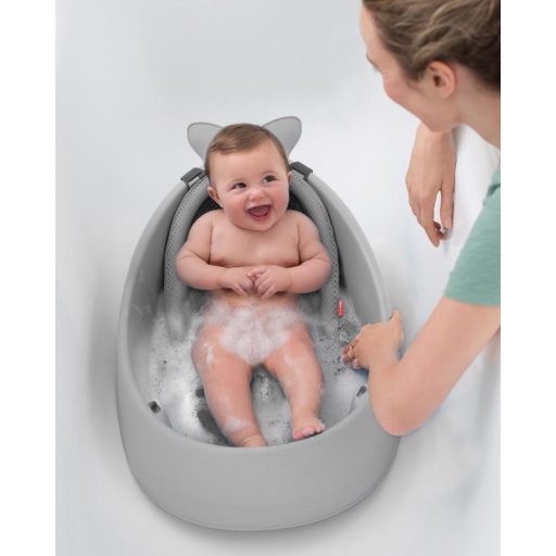 SKIP HOP Vanička s ergonomickou podložkou Moby 3 fázová szürke