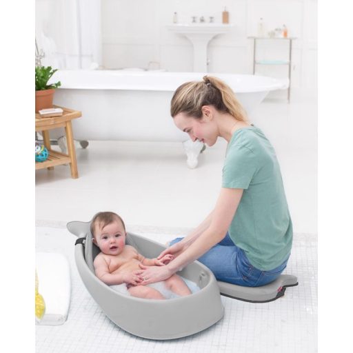 SKIP HOP Vanička s ergonomickou podložkou Moby 3 fázová szürke
