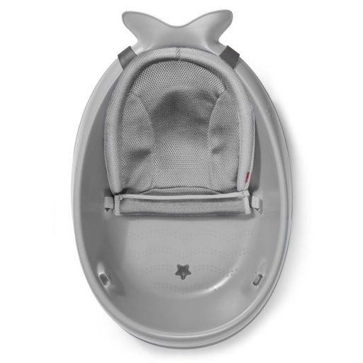 SKIP HOP Vanička s ergonomickou podložkou Moby 3 fázová szürke
