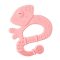 CHICCO Szilikon rágóka Super Soft Chameleon rózsaszín 2h+