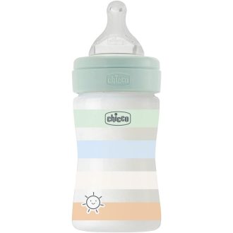 CHICCO Well-being szilikon cumisüveg 150 ml fiú