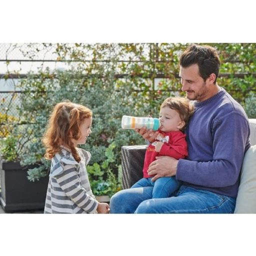CHICCO Well-being szilikon cumisüveg 330 ml fiú