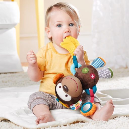 SKIP HOP Aktív játék C gyűrűn Bandana Buddies Majom 0m+