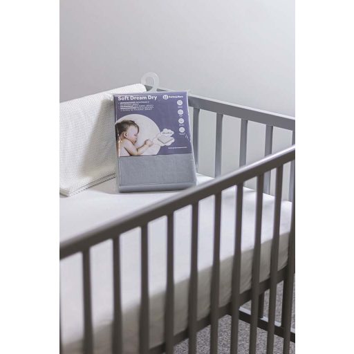 PETITE&MARS Vízhatlan lepedő Soft Dream Dry 120 x 60 White