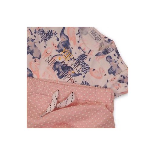 DIRKJE 2 részes C-SO SOFT SUPER HAPPY 68 Pink szett