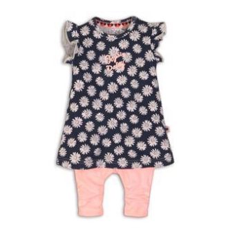DIRKJE 2 részes C-SO FRESH oops DAISY 68 Navy-Pink szett