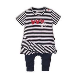 DIRKJE 2 részes C-SO SPORTY GIRL BOSS 56 Navy-White szett