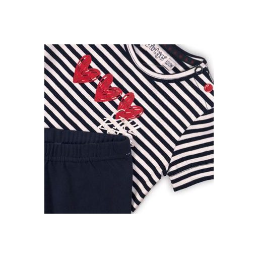 DIRKJE 2 részes C-SO SPORTY GIRL BOSS 56 Navy-White szett